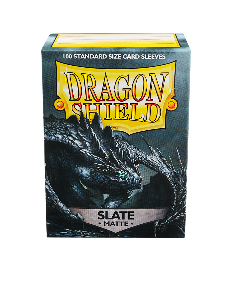Dragon Shield Sleeves - Matte Slate (100) | Viridian Forest