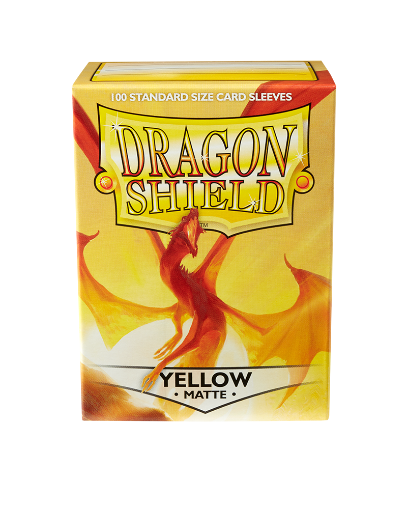 Dragon Shield Sleeves - Matte Yellow (100) | Viridian Forest