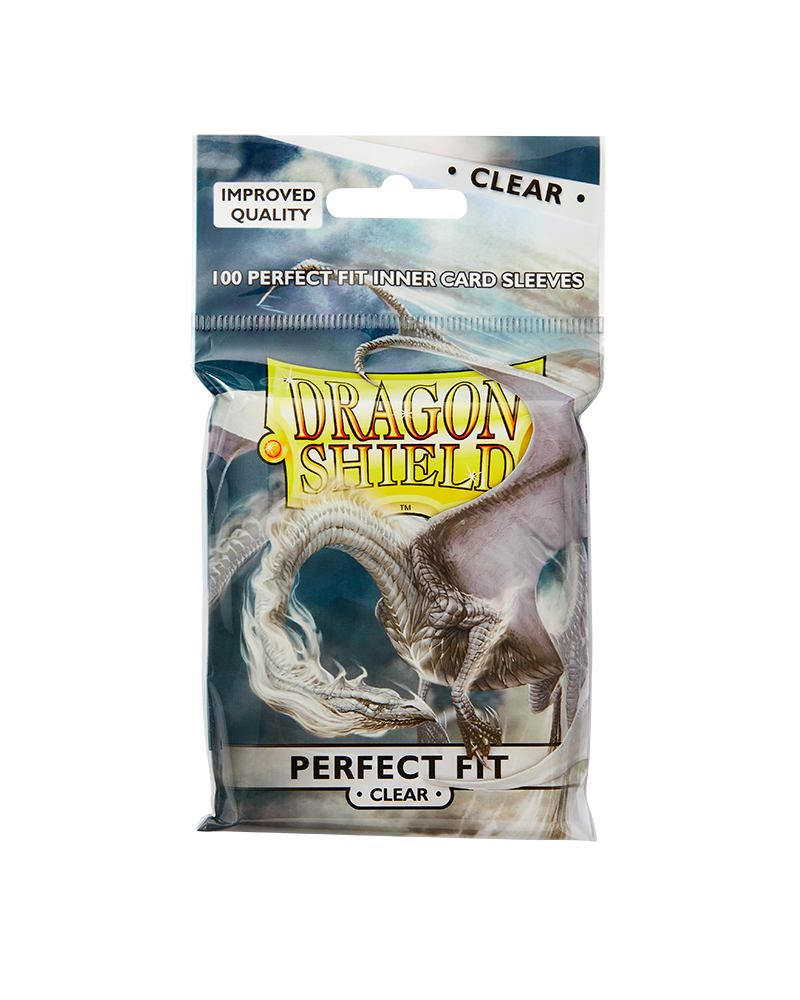 Dragon Shield Sleeves - Perfect Fit - Clear (100) | Viridian Forest