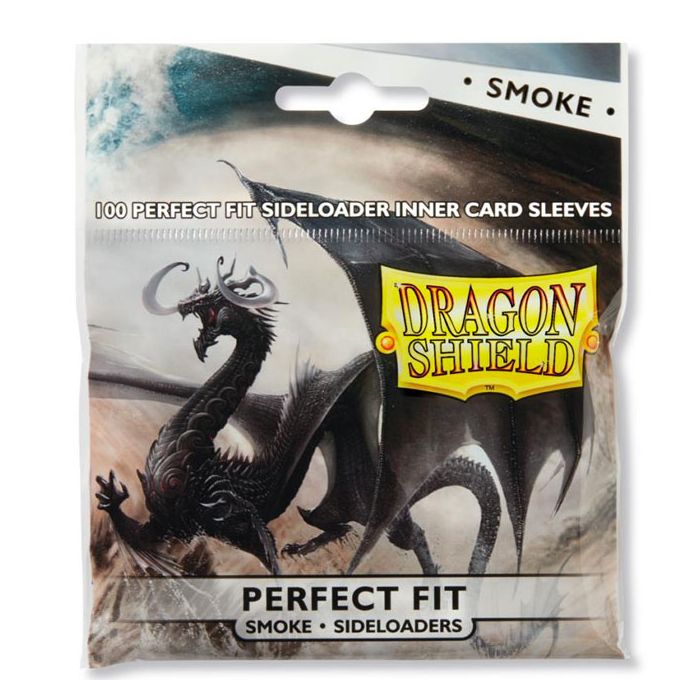 Dragon Shield Sleeves - Perfect Fit - Sideloaders Smoke (100) | Viridian Forest