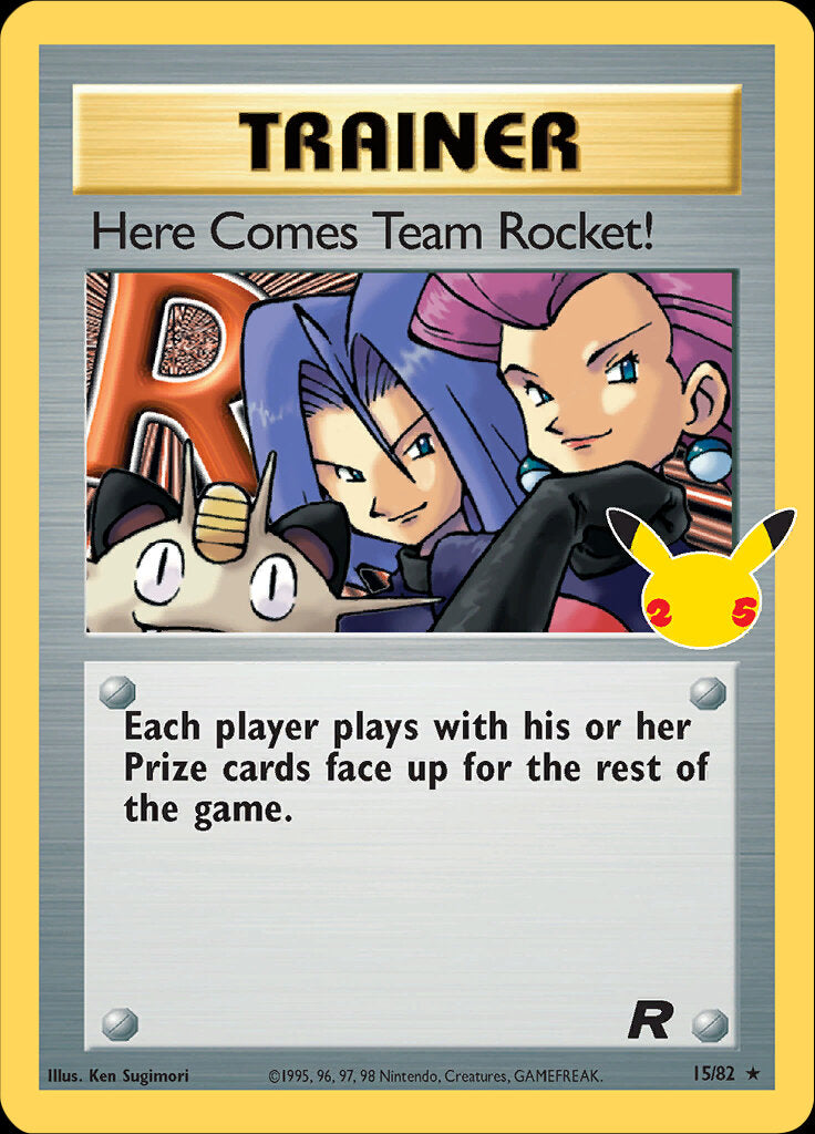 Here Comes Team Rocket! -  15/82 - Celebrations Classic Collection - Promo | Viridian Forest