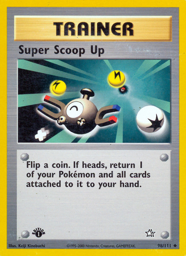 Super Scoop Up (98/111) [Neo Genesis 1st Edition] | Viridian Forest