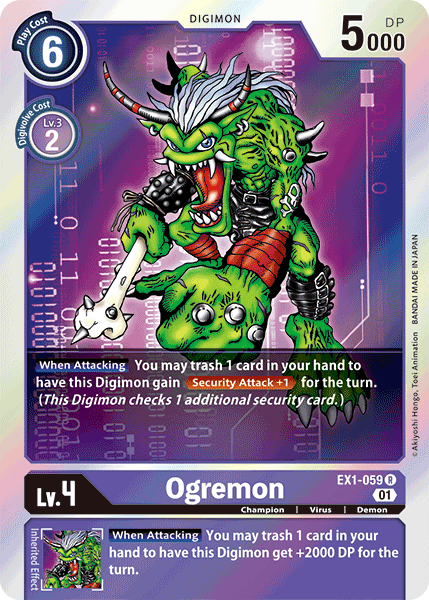 Ogremon - EX1-059 R - EX01 Classic Collection | Viridian Forest
