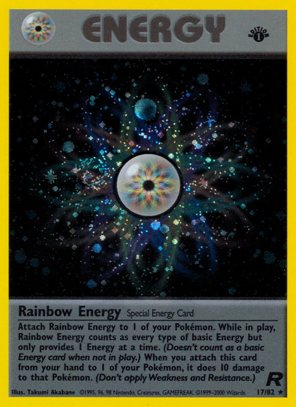 Rainbow Energy (17/82) [Team Rocket 1st Edition] | Viridian Forest