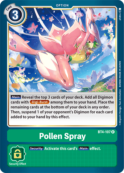 Pollen Spray - BT4-107 R - Great Legend | Viridian Forest