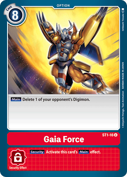 Gaia Force - ST1-16 U - Starter Deck 01: Gaia Red | Viridian Forest