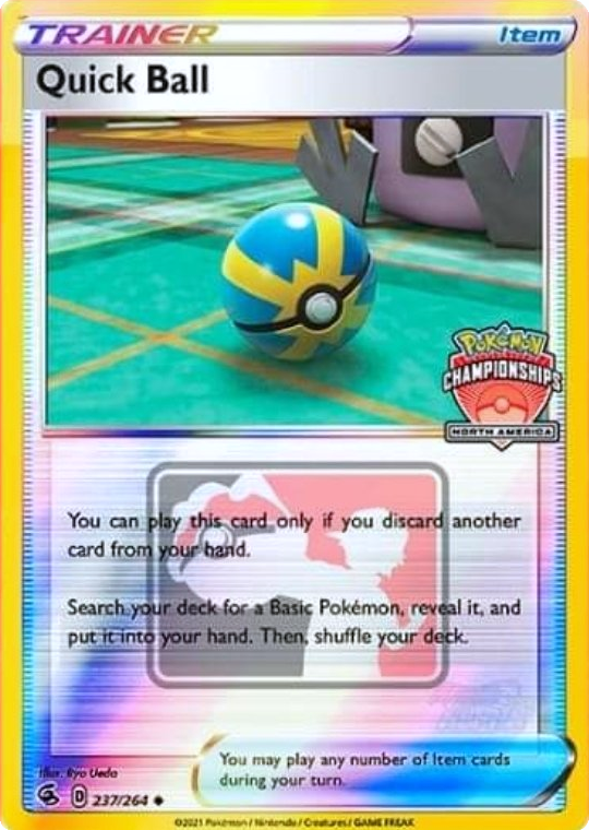 Quick Ball (237/264) (North America Championships Promo) [Sword & Shield: Fusion Strike] | Viridian Forest
