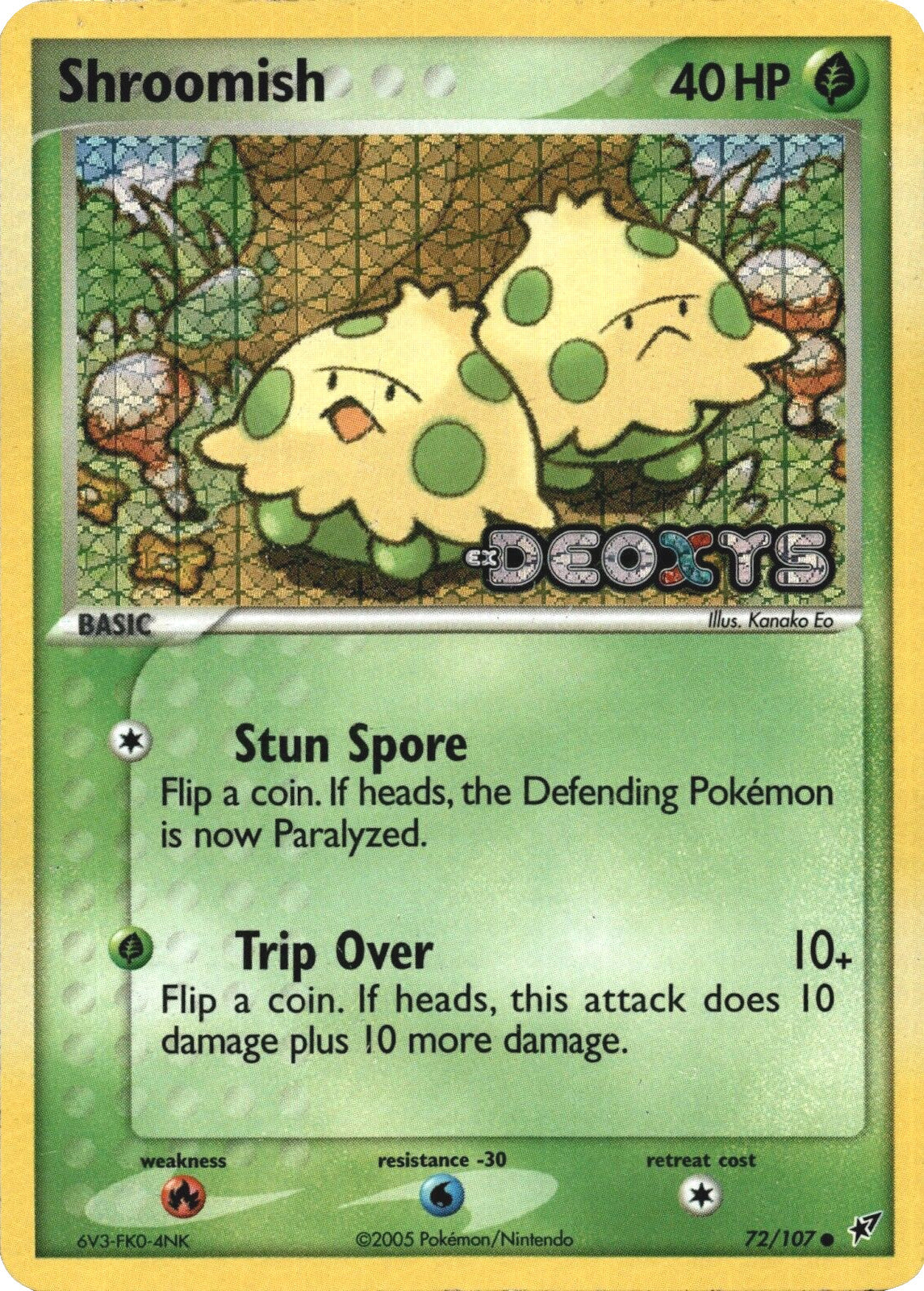 Shroomish (72/107) (Stamped) [EX: Deoxys] | Viridian Forest