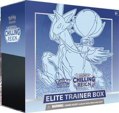 POKÉMON TRADING CARD GAME - SWSH06 - CHILLING REIGN - ELITE TRAINER BOX - ICE RIDER CALYREX | Viridian Forest