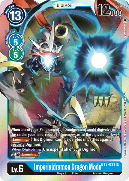 Imperialdramon Dragon Mode - BT3-031 SR - Release Special Booster | Viridian Forest