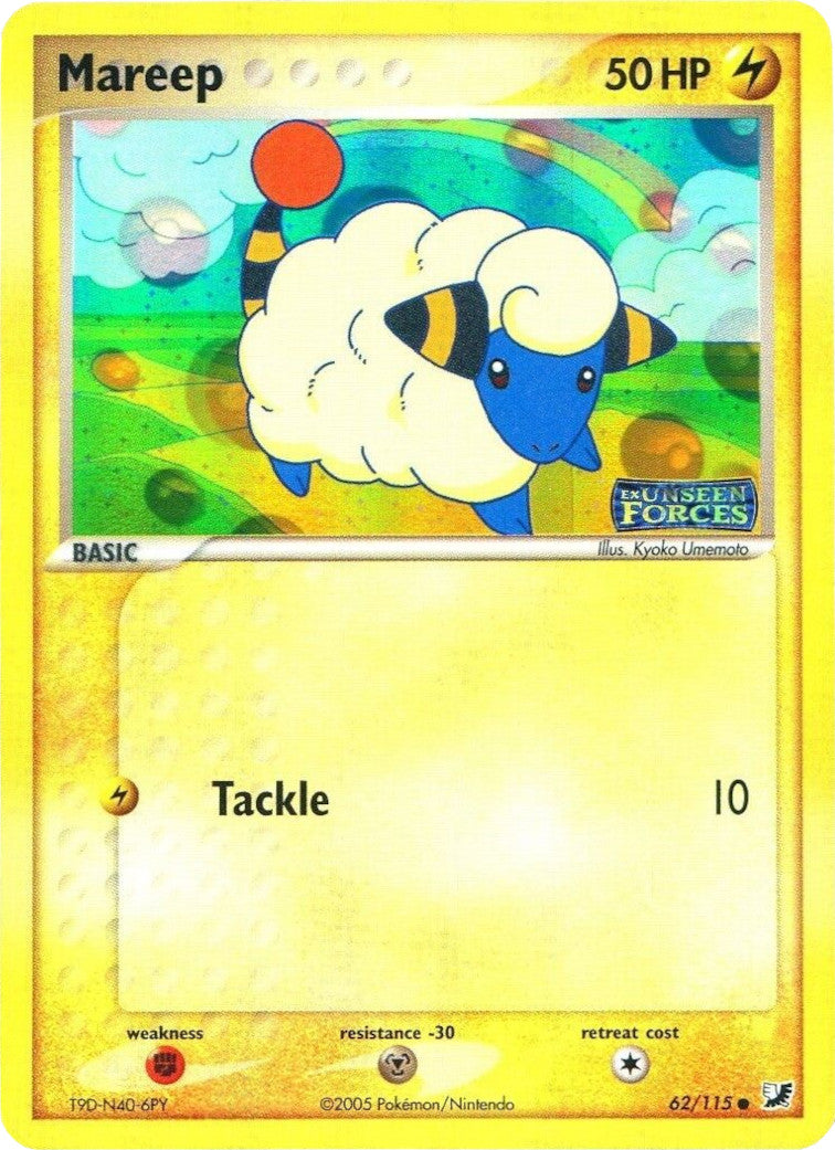 Mareep (62/115) (Stamped) [EX: Unseen Forces] | Viridian Forest