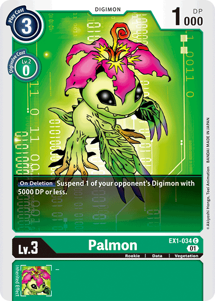 Palmon - EX1-034 C - EX01 Classic Collection | Viridian Forest