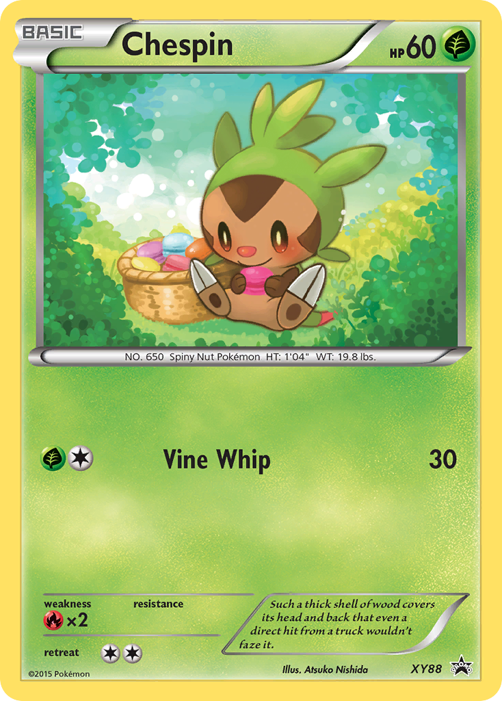 Chespin (XY88) (Collector Chest) [XY: Black Star Promos] | Viridian Forest