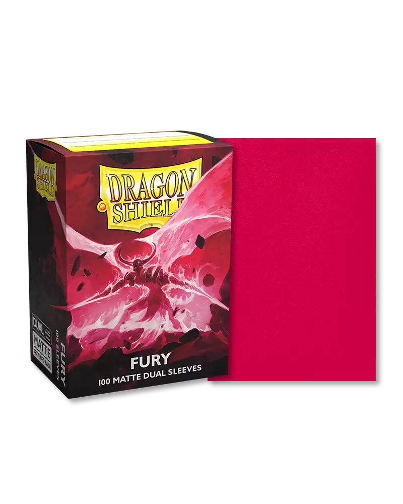 Dragon Shield Sleeves - Matte Dual - Fury (100) | Viridian Forest